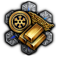 A Golden Currency icon
